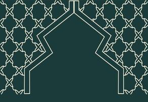 Geometric pattern in arabic style. seamless islamic background. vector