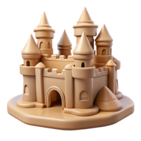dramatic abstract Sandcastle Detailed Structure Cutout Element exclusive png