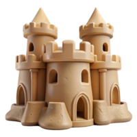 extraordinary rustic Sandcastle Detailed Structure Cutout Element high quality png