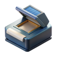 extraordinary classic Scanner with Document Feeder Top View Isolated Cutout authentic png