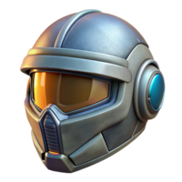 serene abstract Sci Fi Helmet Front View Cutout with Visor authentic png