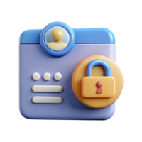 stunning traditional Secure Login Screen with Username and Password Isolated Element detailed png