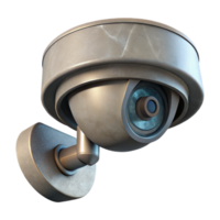 magnificent minimalist Security Camera Ceiling Mounted Angled View Transparent Background genuine png