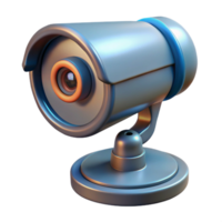 extraordinary creative Security Camera with Rotating Base Isolated Element professional png