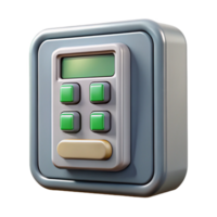 vibrant vintage Security System Panel Keypad Buttons Isolated high quality png