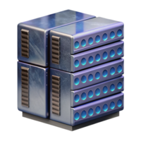 impressive modern Server Rack with Servers Transparent Background premium png