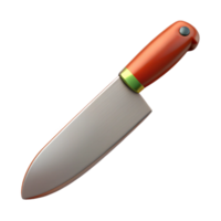 impressive rustic Sharp Kitchen Knife Cutout Isolated premium png