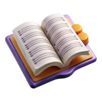 magnificent creative Sheet Music Open Book with Transparent Background high resolution png
