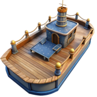 impressive rustic Ship Deck Transparent Background premium png