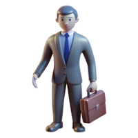 wonderful contemporary Silhouette of Businessman with Briefcase Transparent Background png