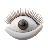 extraordinary minimalist Simple Line Art Open Eye with Eyelashes Element original png