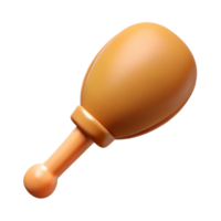 impressive classic Single Drumstick Isolated on Transparent Background authentic png