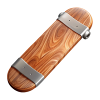 serene minimalist Skateboard Deck Wood Grain Transparent Cutout high resolution png
