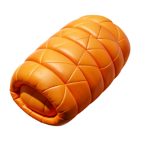 beautiful artistic Sleeping Bag Orange with Transparent Background authentic png