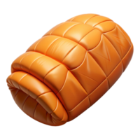 wonderful creative Sleeping Bag Orange with Transparent Background professional png