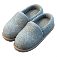 stunning traditional Slippers Cozy Grey Fleece Lined Transparent Background genuine png