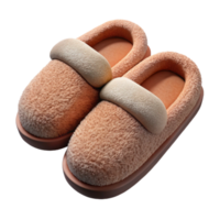 beautiful classic Slippers Plush Texture Isolated Element png