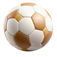 soccer ball with gold and white hexagonal patterns png
