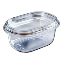 plastic food container with a secure airtight lid and glossy finish png