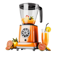 High speed blender with fruit and juice png