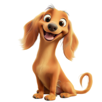 Adorable golden retriever puppy a cheerful and playful expression png