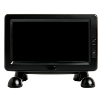 Retro Desktop Monitor with Stand on Displaying Blank png