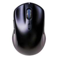 Black Wireless Computer Mouse on for Technology Use png