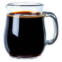 Glass Pitcher Filled With Dark Carbonated Beverage on png