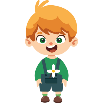 glücklich Junge tragen Frühling Kleider png