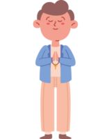 boy in first communion png