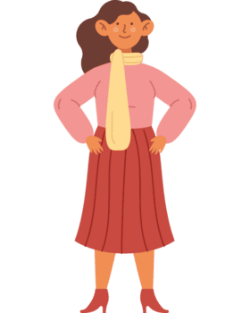 glücklich Frau tragen Winter Kleider png