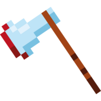 game items pixelated ax png