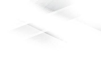 Abstract white and gray color, modern design stripes background with geometric shape and dot pattern illustration vector