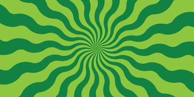 Green Spiral Simple Design Background vector