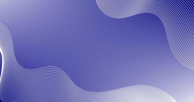 Blue abstract background with lines and waves illustration vector