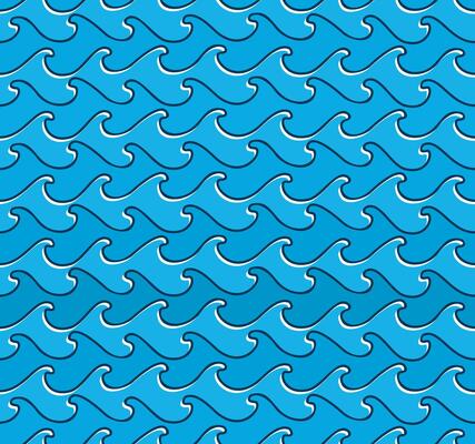 Seamless background with sea.