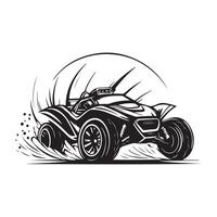 Remote Control Car image. Black and white Remote Control Car image. vector