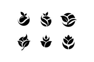 Modern Minimalist Logo for Health and Wellness Freshness and Vitality Design vector