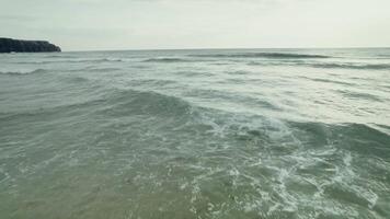 A view of the ocean from above video