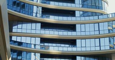A building with a curved facade video