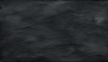 Abstract Dark Black Paper Texture Background with Wrinkled Detail and Grunge Effect photo