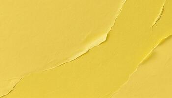 Abstract Yellow Paper Texture Background with Torn Edges and Rough Surface photo