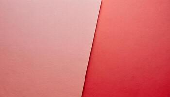 Elegant Red Paper Texture Background in Geometric Minimalist Design photo