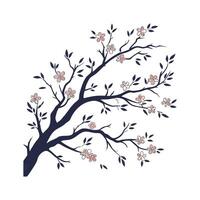 Elegant Duble Branch Thicket Display vector