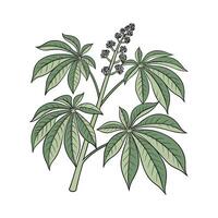Stunning Guinea Plant Design vector