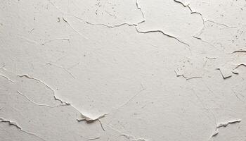 Closeup Beige Stucco Wall Texture with Random Crack Lines Pattern Background photo