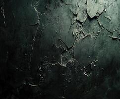 Textured dark surface with cracks and subtle highlights photo