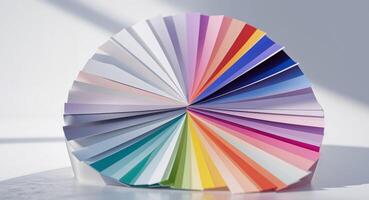 This is a Color Palette Display That Features Trendy and Popular Tones for Various Uses photo