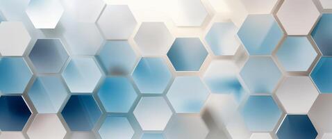 Abstract background with hexagonal shapes photo