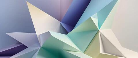 Abstract geometric background with colorful shapes photo